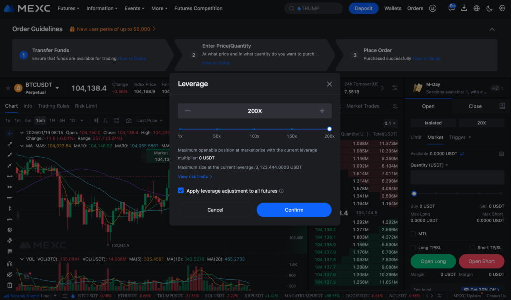 MEXC review: Leverage Future Trading