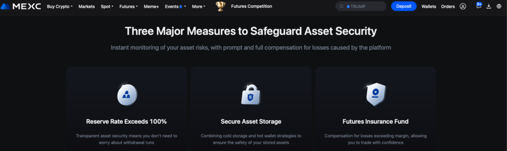 MEXC review: Security