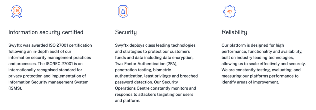 CoinSpot vs Swyftx: Swyftx Security