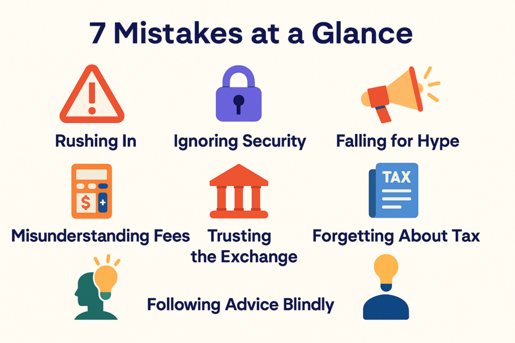 7 Crypto for Beginners Mistakes That Could Cost You Big: At a Glance